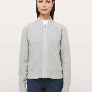 Lululemon Gray Sweater Jacket size 8